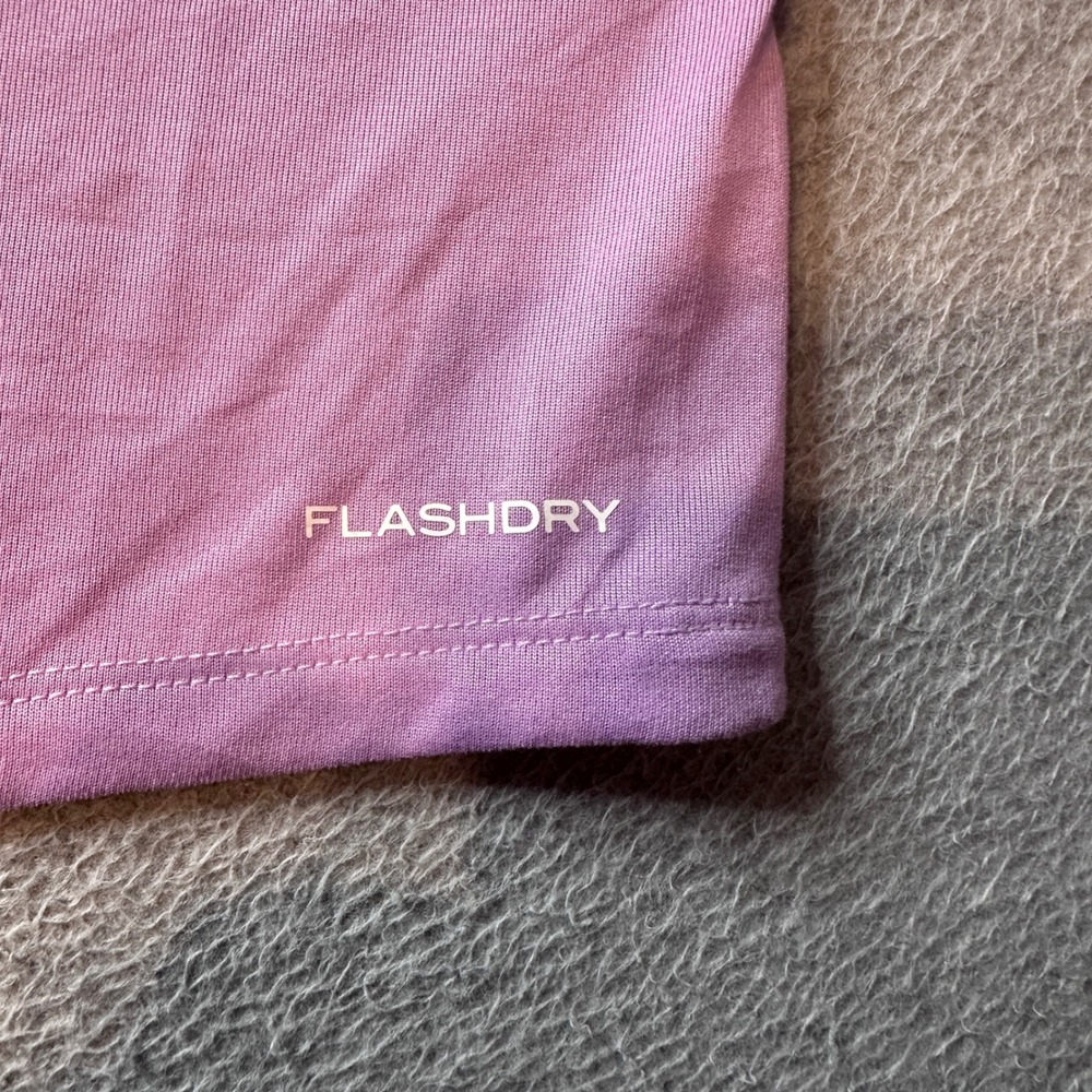 The North Face T-Shirt Womens L Purple Circular Design FlashDry Performance Tee - Picture 6 of 10
